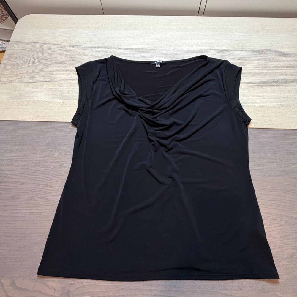 Premise Top Women Large Draped Black Breathable